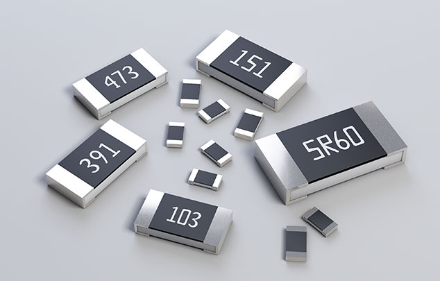 Thick film chip resistors with low temperature coefficient